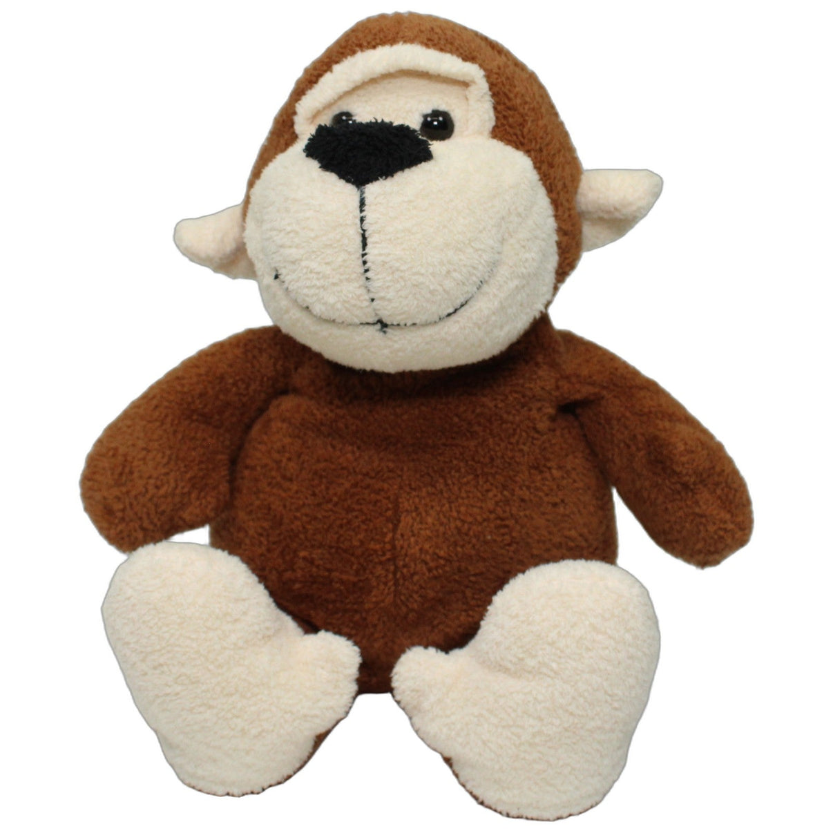 123000026287 Unbekannt Lächelnder brauner Affe Kuscheltier Kumpel Leo 22cm Affe Beige