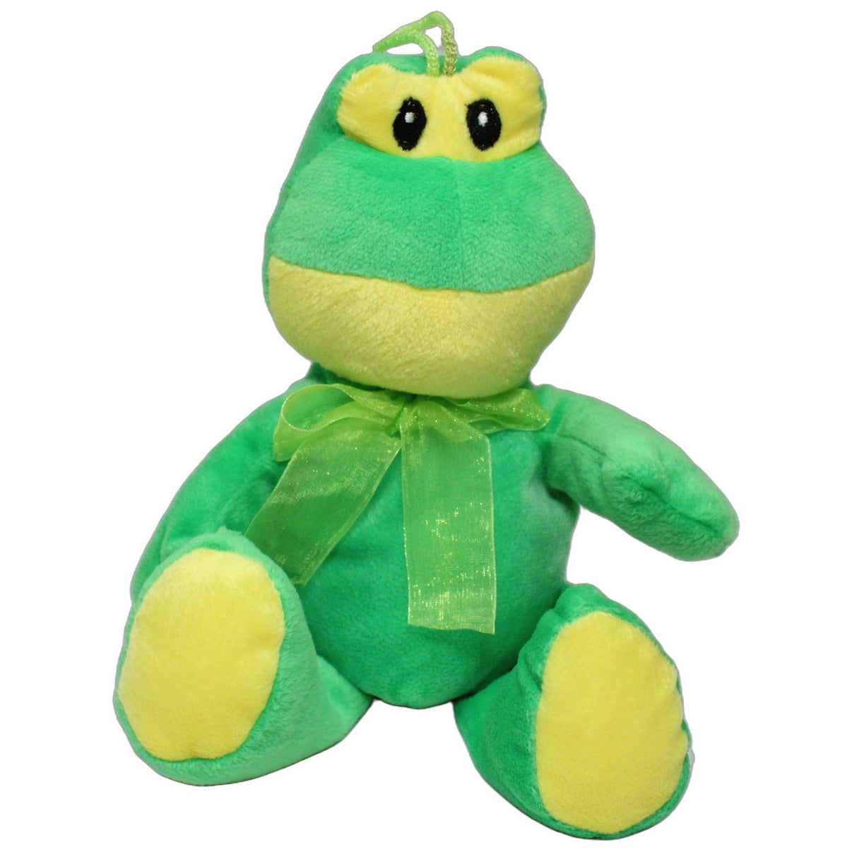 123000026297 Oskar Braun Plüschwaren Grüner Schlenker-Frosch mit Schleife Kuscheltier Kumpel Leo 29cm ebay-stofftiere Gebraucht