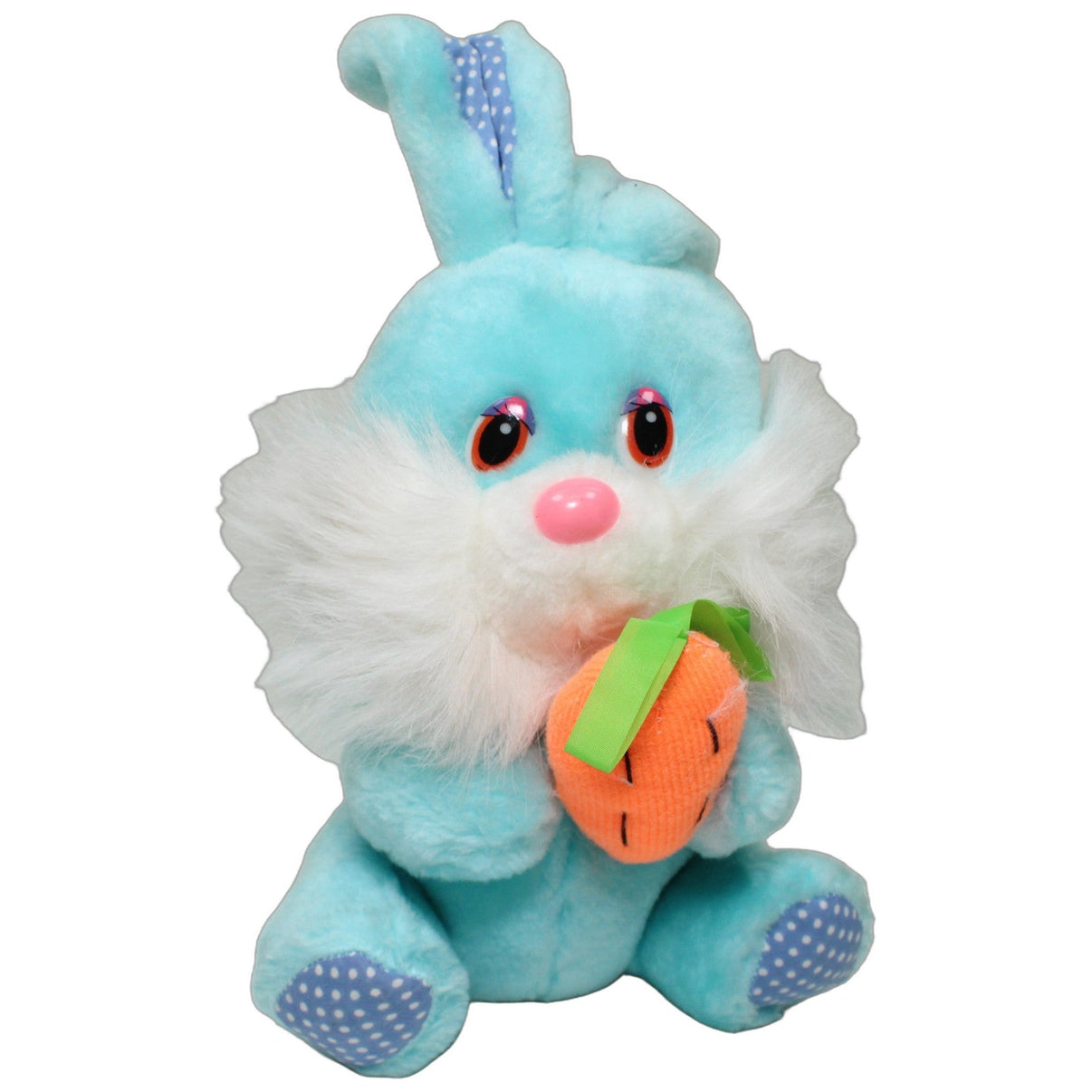 123000026300 Unbekannt Türkiser Hase mit Karotte, sitzend Kuscheltier Kumpel Leo 21cm Blau ebay-stofftiere