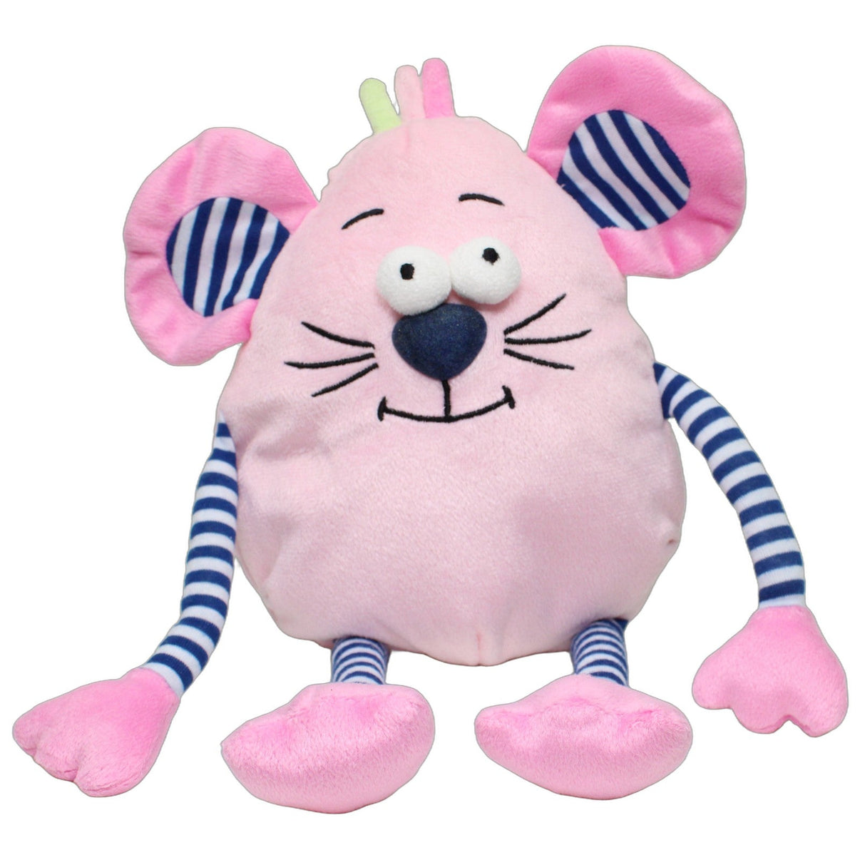 123000026312 Sunkid Sparkasse, rosa Schlenker-Maus mit blauen Streifen Kuscheltier Kumpel Leo 34cm Blau ebay-stofftiere