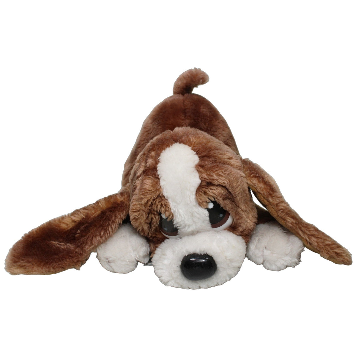123000026320 applause Sad Sam, liegend Kuscheltier Kumpel Leo 1986 30cm Braun