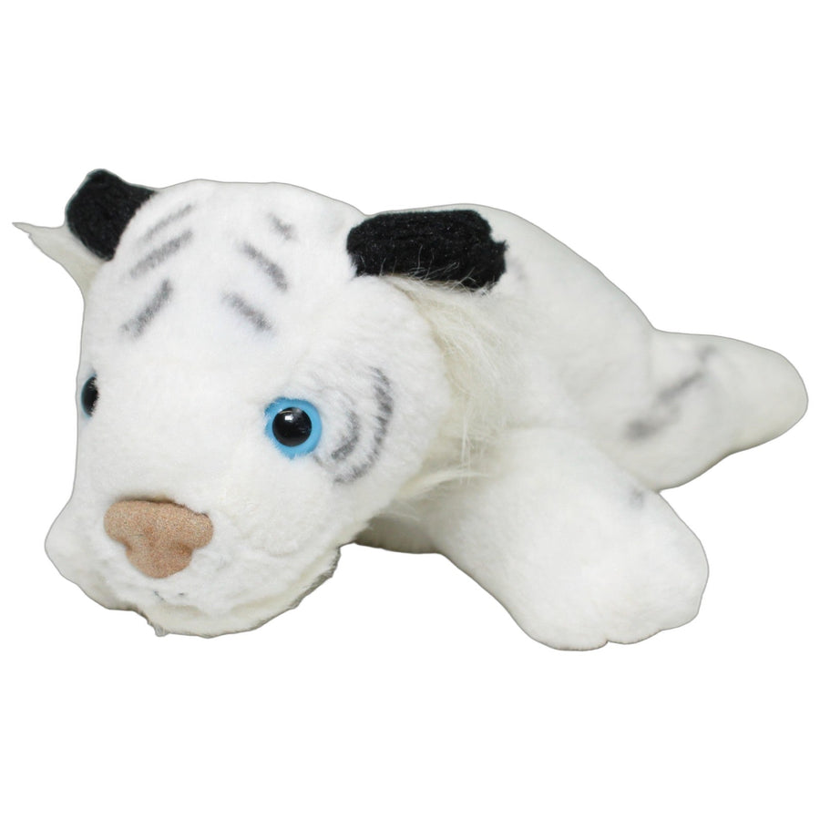 Weißer Tiger liegend