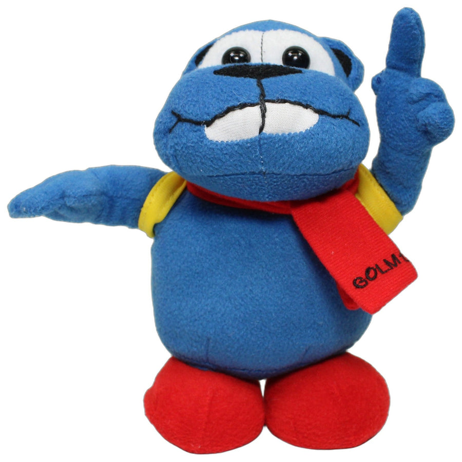 Blaues Maskottchen von GOLM