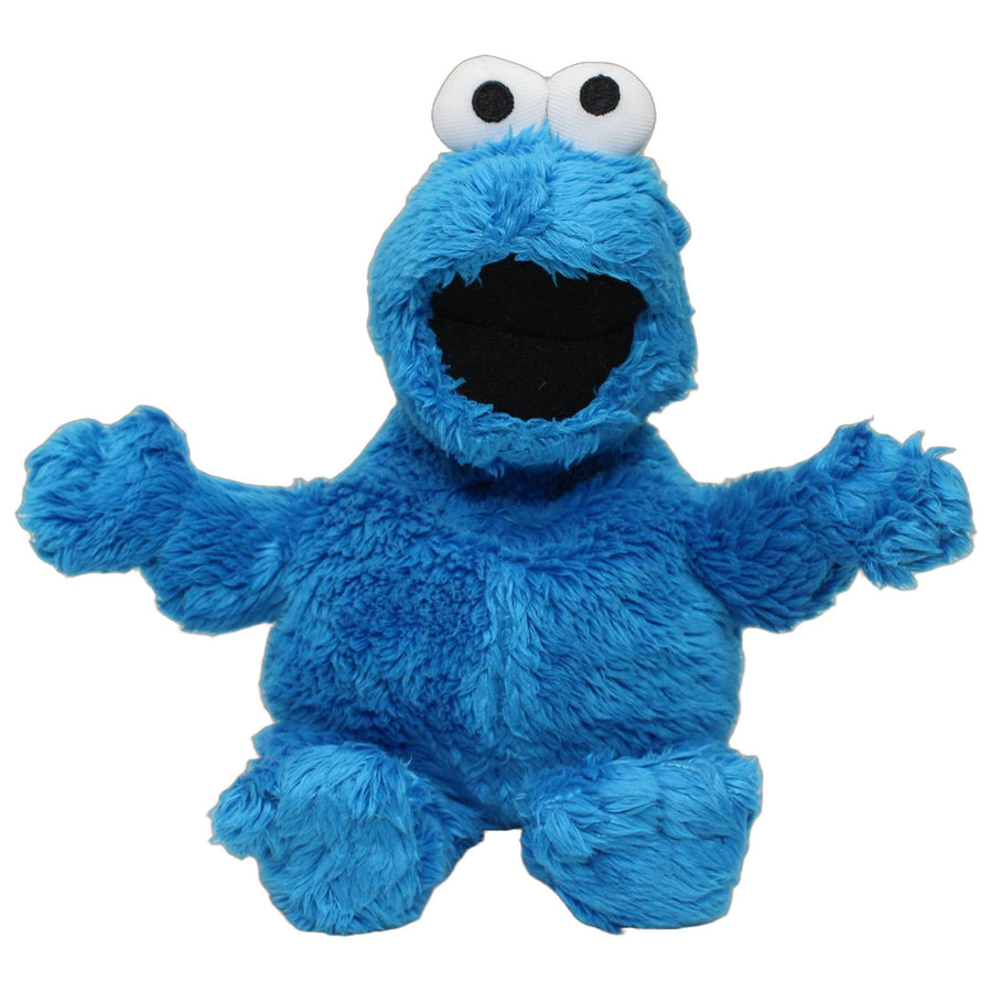 Krümelmonster aus der Sesamstraße, sitzend