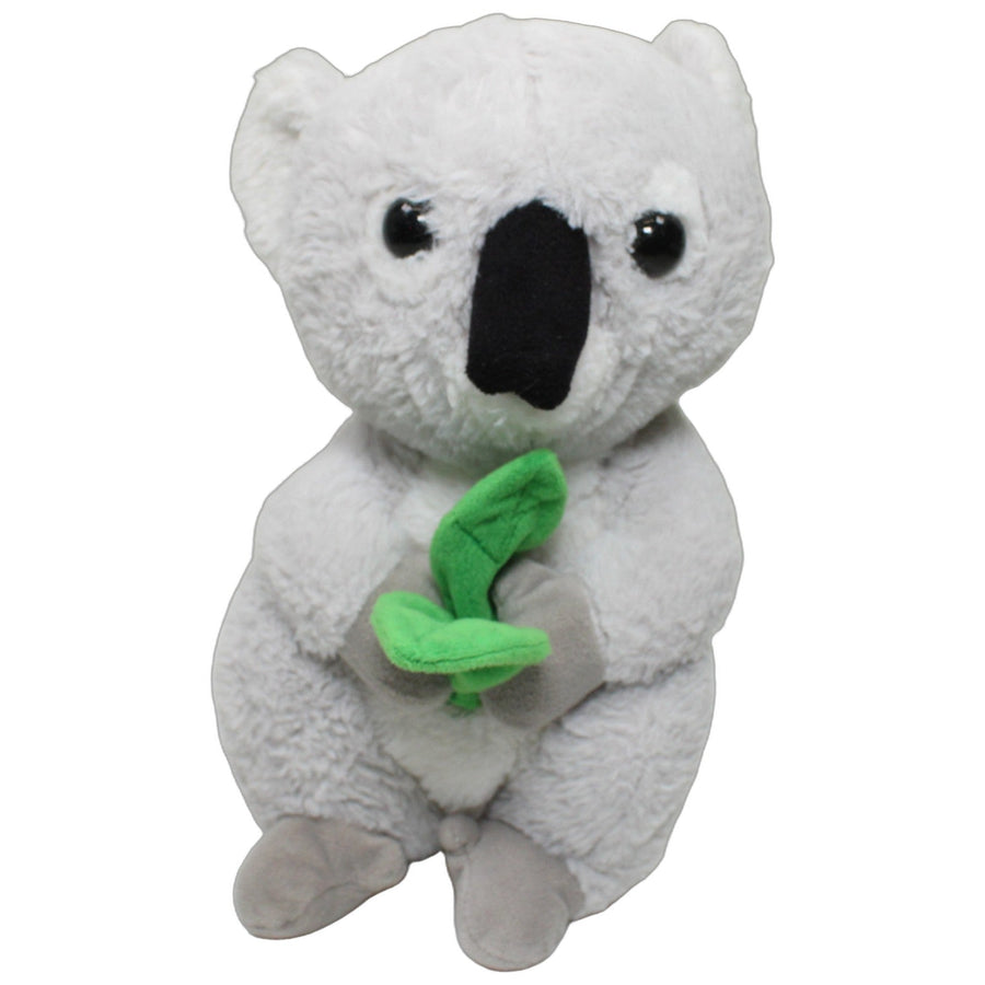Kuschelfreuend, süßer Koala mit Blatt