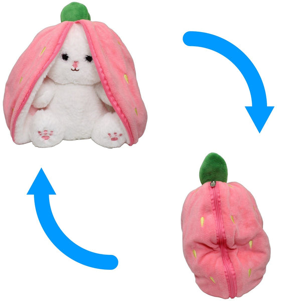Flos Toys, süßer Hase in Erdbeere
