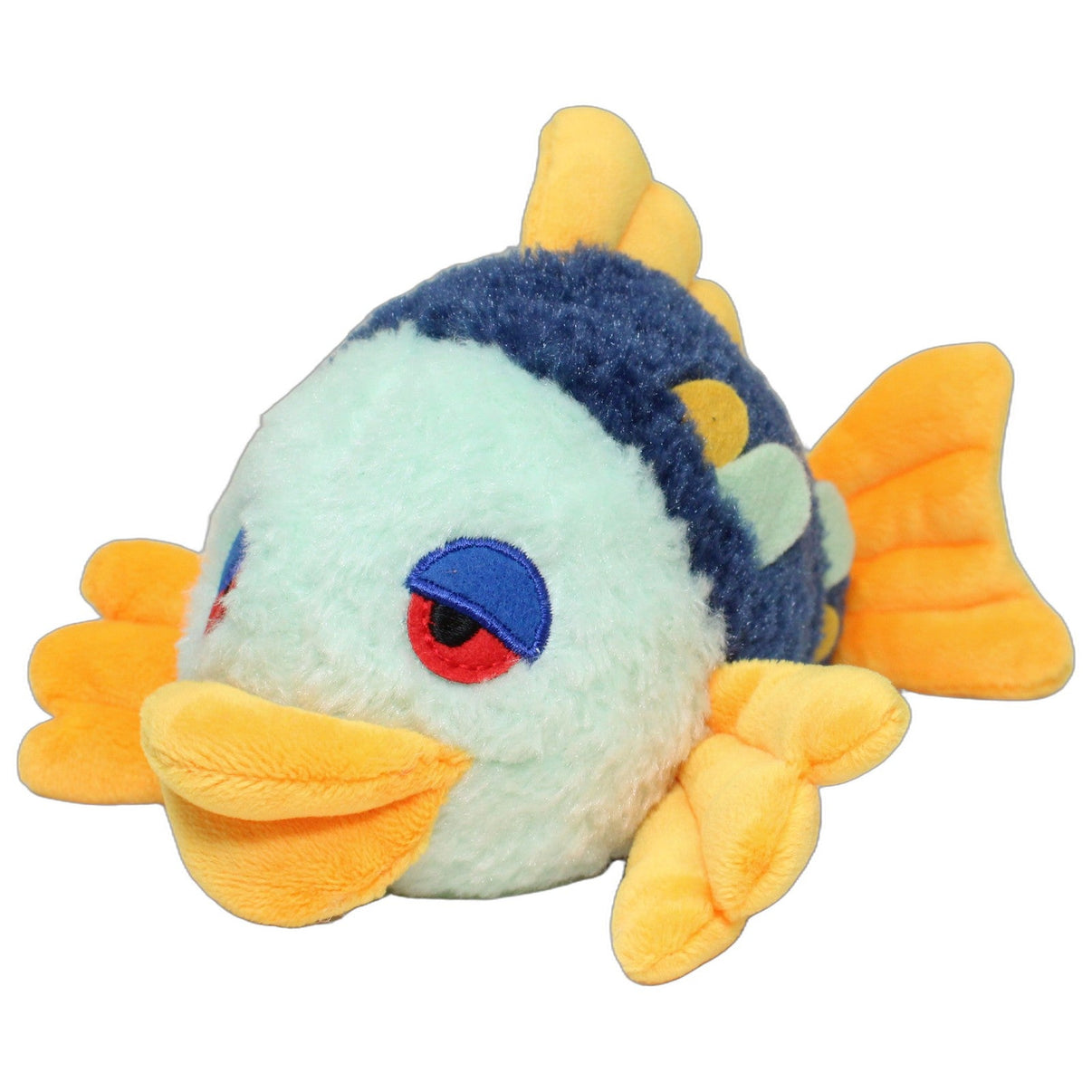 123000026424 Schaffer Fisch mit roten Auge Kuscheltier Kumpel Leo 20cm Blau ebay-stofftiere