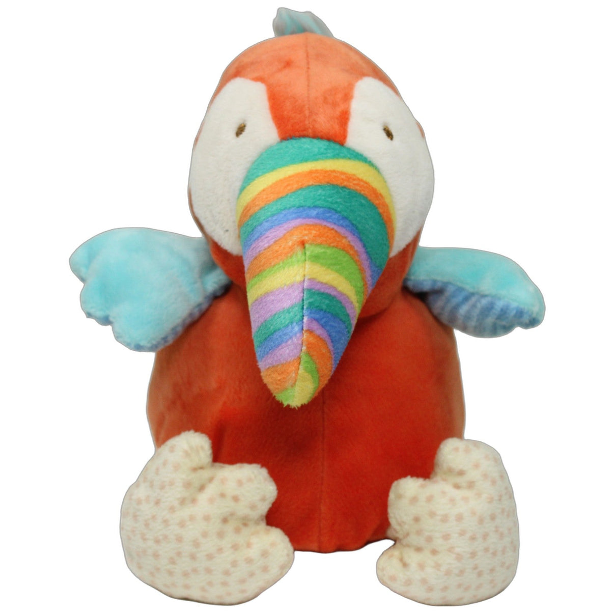 123000026444 Demdaco Nat & Jules, Vogel Toco mit Regenbogenschnabel Kuscheltier Kumpel Leo 20cm ebay-20-stofftiere Gebraucht