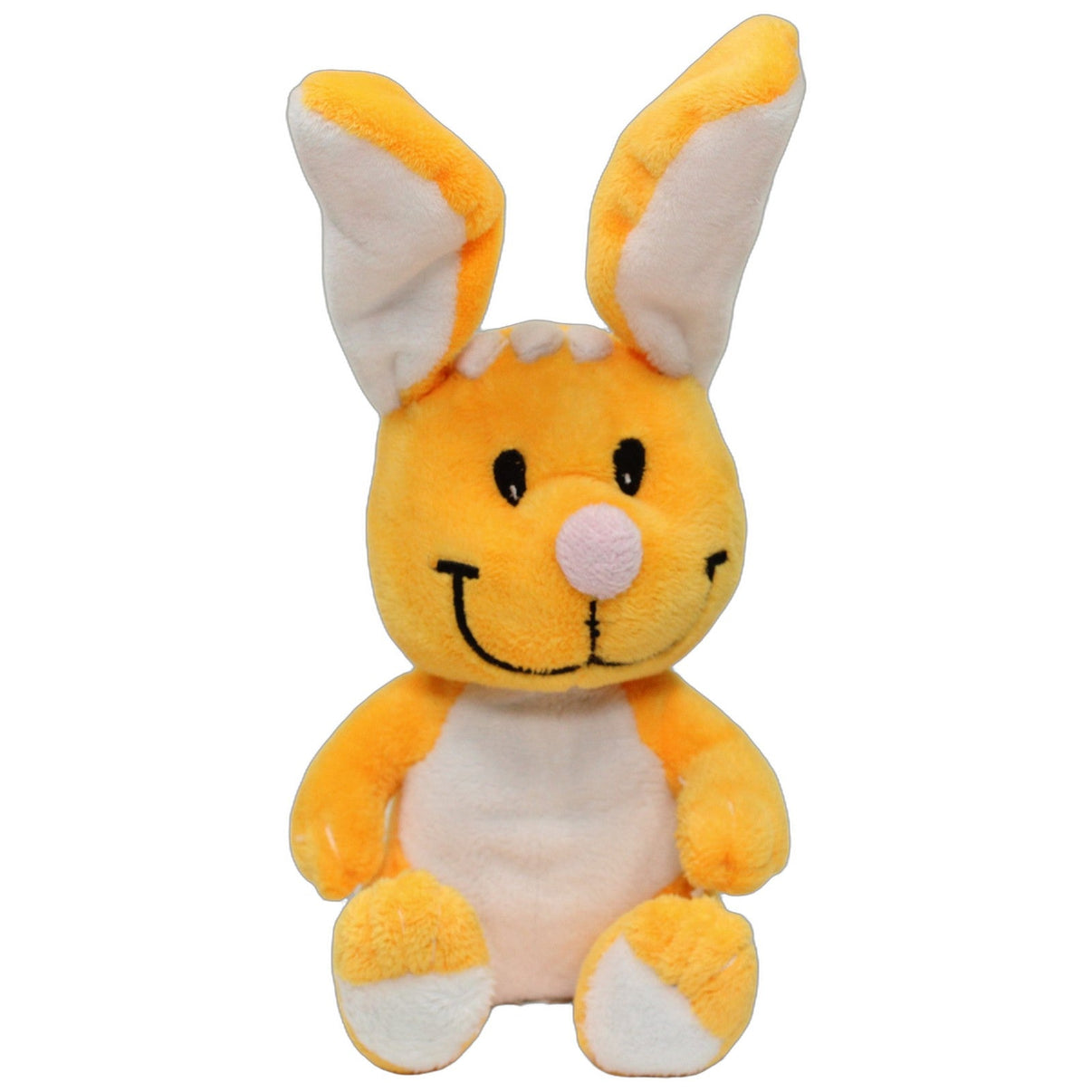 123000026448 Windel Gelber Hase mit weißem Bauch, sitzend Kuscheltier Kumpel Leo 20cm ebay-20-stofftiere Gebraucht
