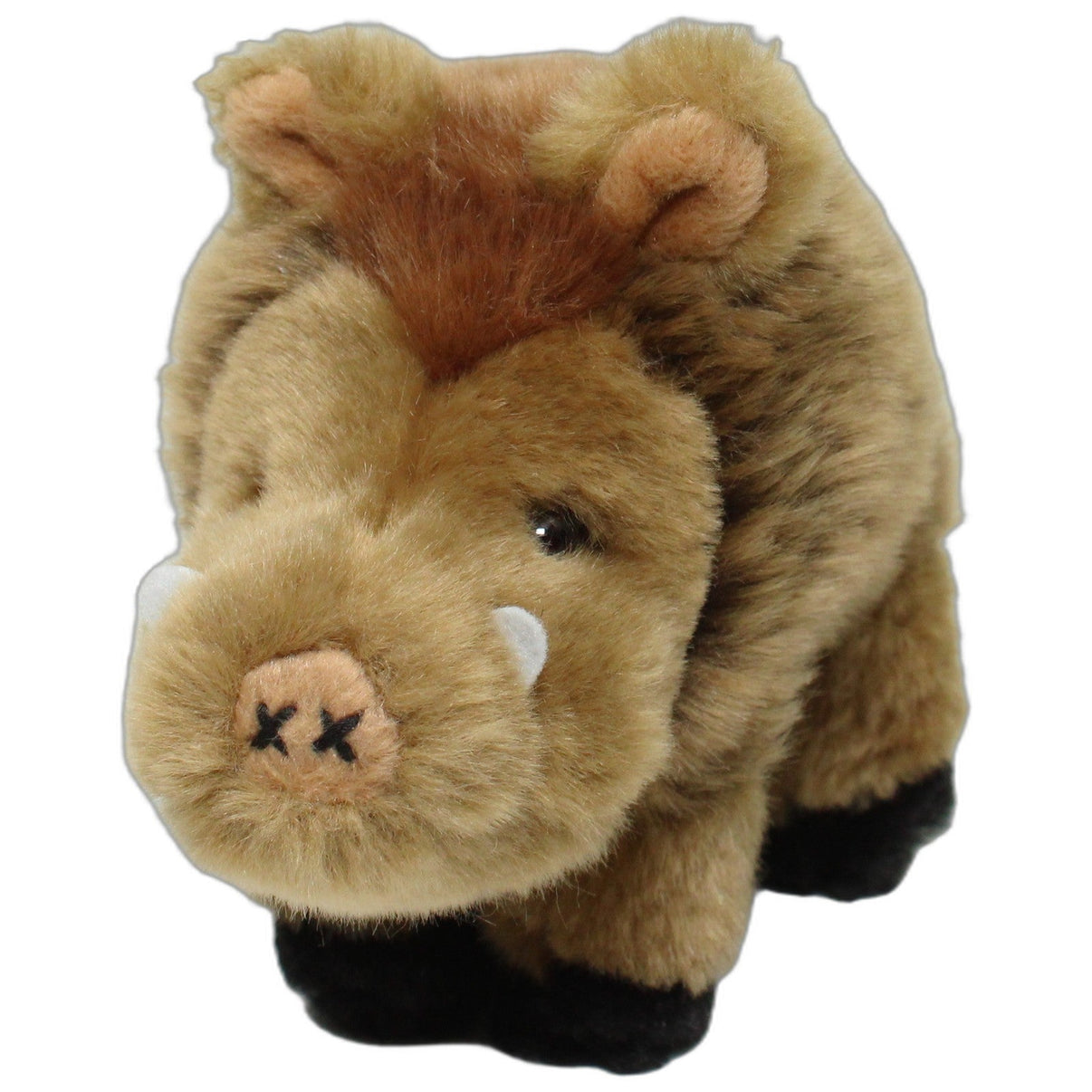 123000026467 Unbekannt Kleines Wildschwein, stehend Kuscheltier Kumpel Leo 18cm Beige Braun