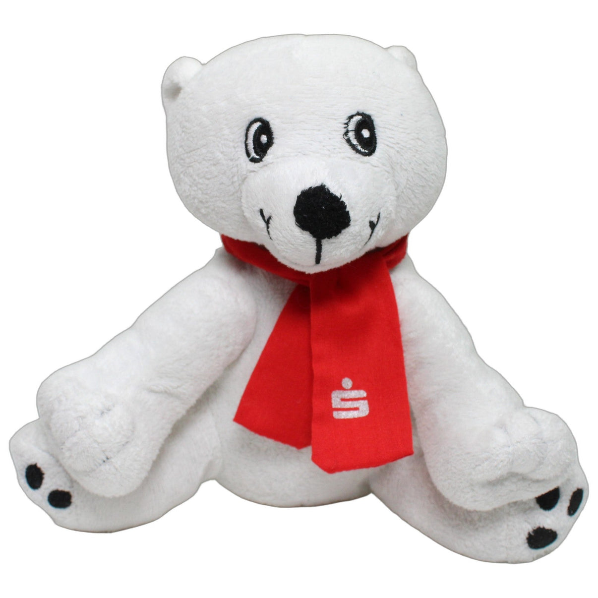 123000026480 Kehl Süßer Eisbär mit Sparkassen-Schal Kuscheltier Kumpel Leo 20cm ebay-stofftiere Eisbär