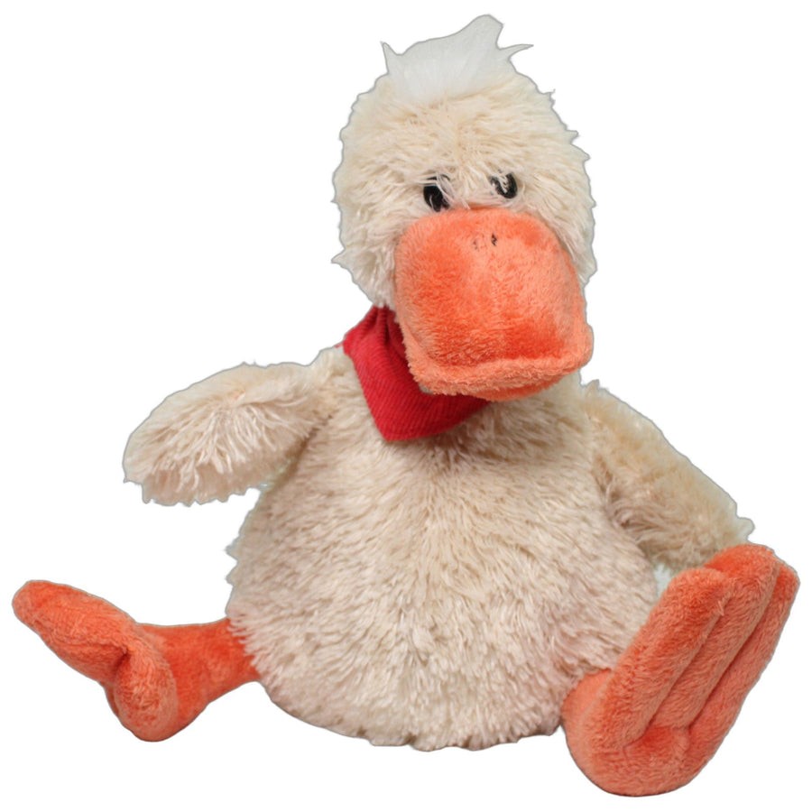 Süße Ente mit rotem Halstuch, sitzend