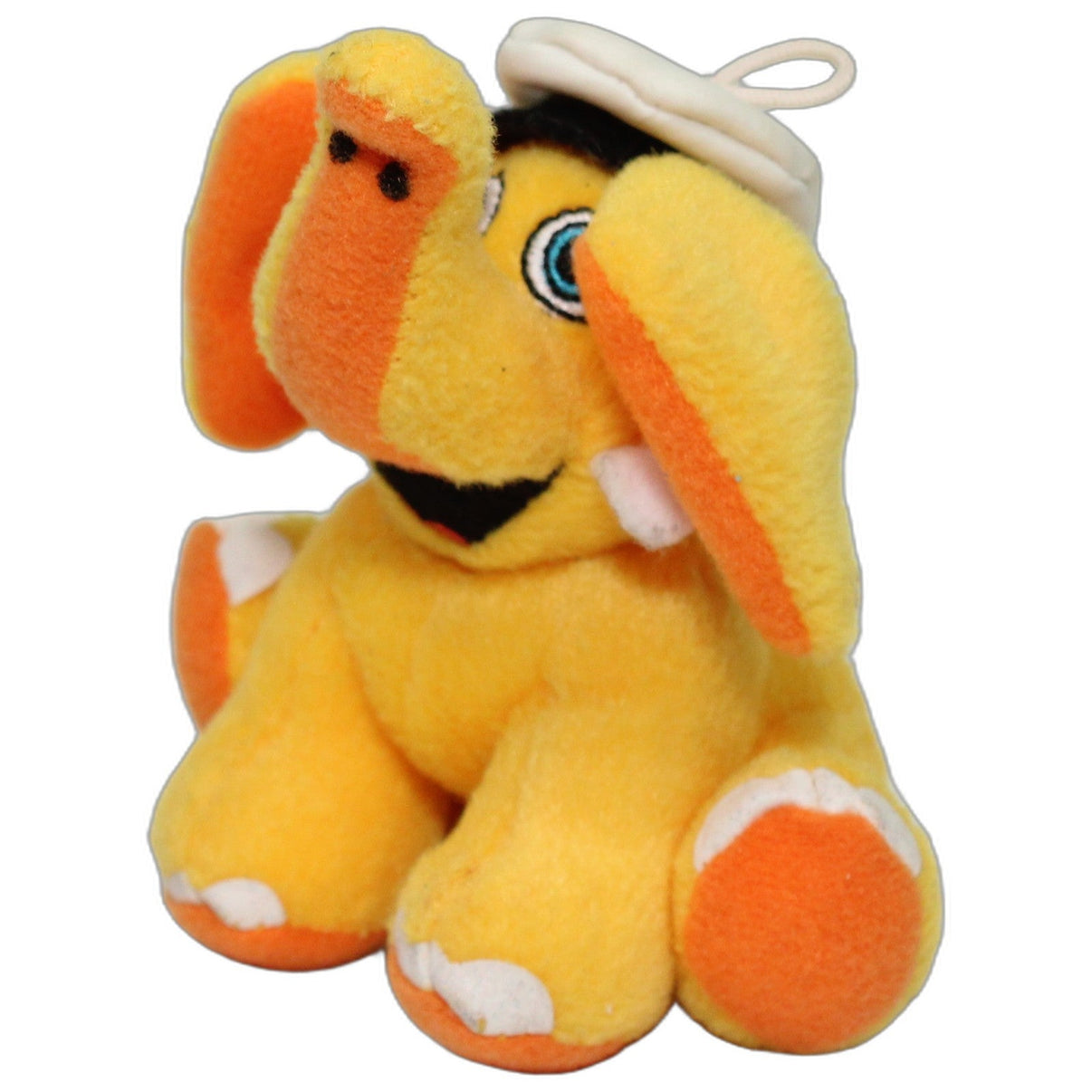 123000026513 Heunec Polizei Baden-Württemberg, kleiner gelber Elefant mit Polizeimütze Kuscheltier Kumpel Leo 10cm ebay-stofftiere Elefant