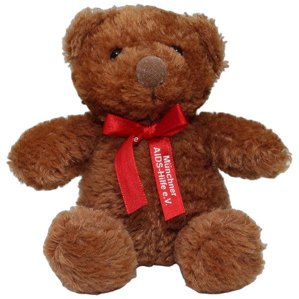 Dunkelbrauner Teddy "Münchner AIDS-Hilfe 2001"