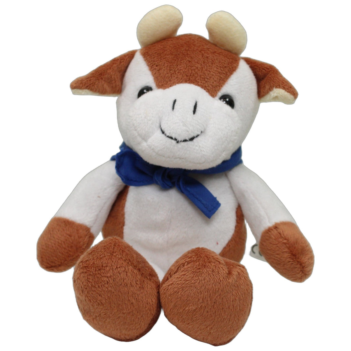 123000026518 Distribution Service Milchland Bayern, Kuh mit blauem Halstuch Kuscheltier Kumpel Leo 23cm Blau Braun