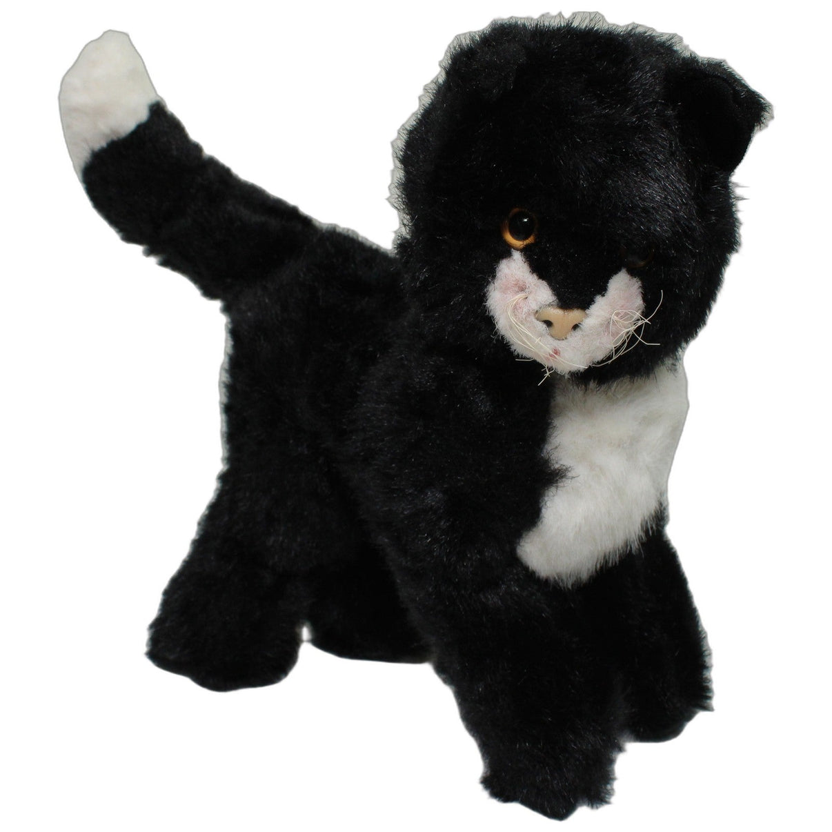 123000026538 Unbekannt Süße schwarzweiße Katze, stehend Kuscheltier Kumpel Leo 25cm ebay-stofftiere Gebraucht