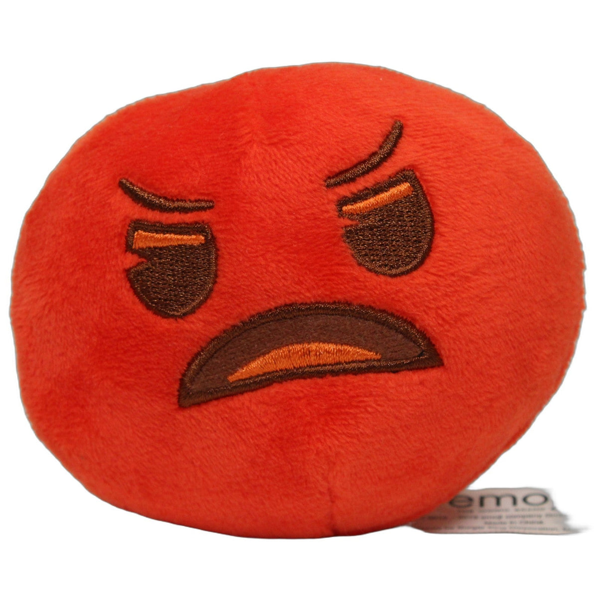 123000026572 Burger King King Jr. Meal, roter wütender Emoji Plüschfigur Kumpel Leo 10cm 8cm ebay-stofftiere