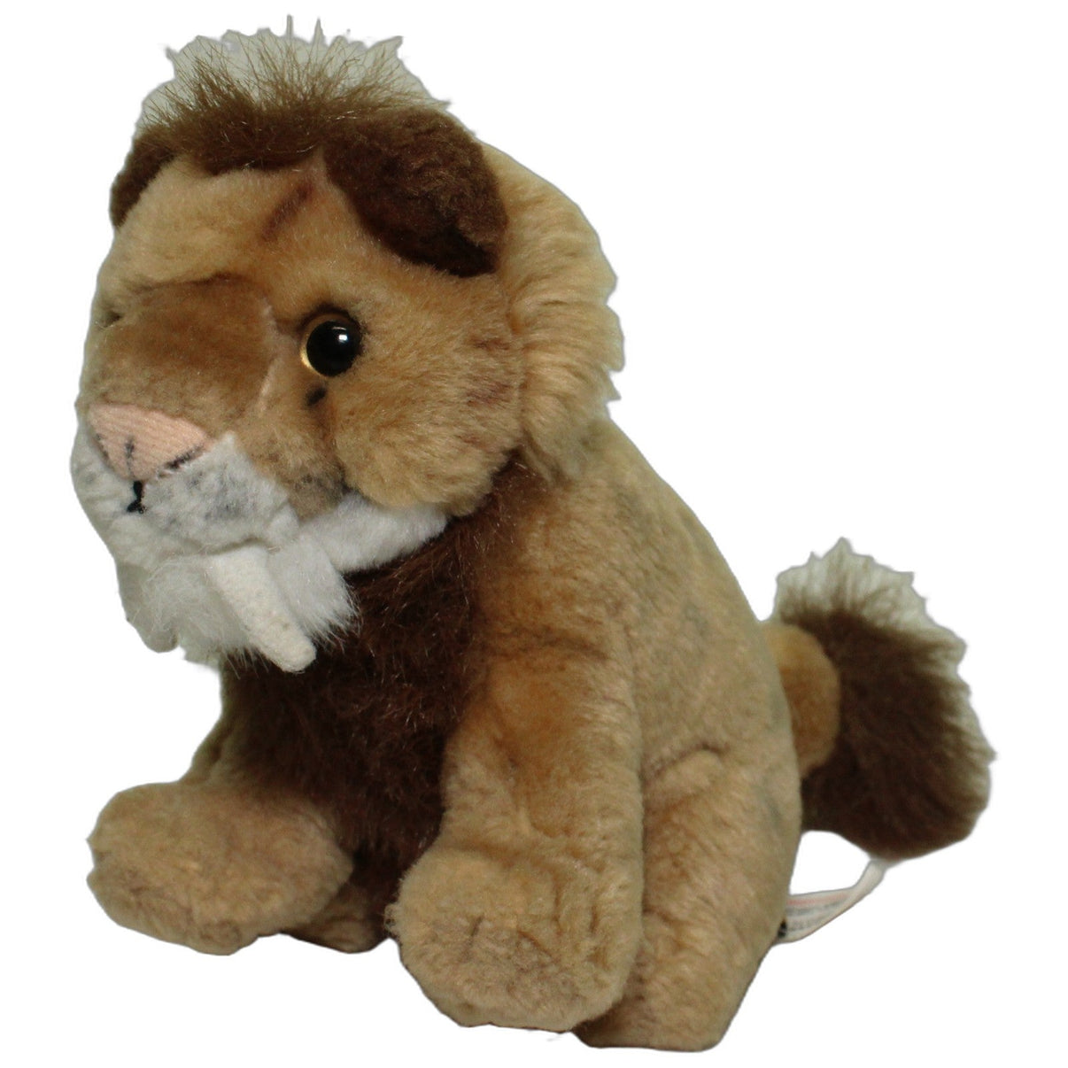 123000026580 Wild Republic Kleiner Säbelzahntiger, sitzend Kuscheltier Kumpel Leo 15cm 2010 Beige