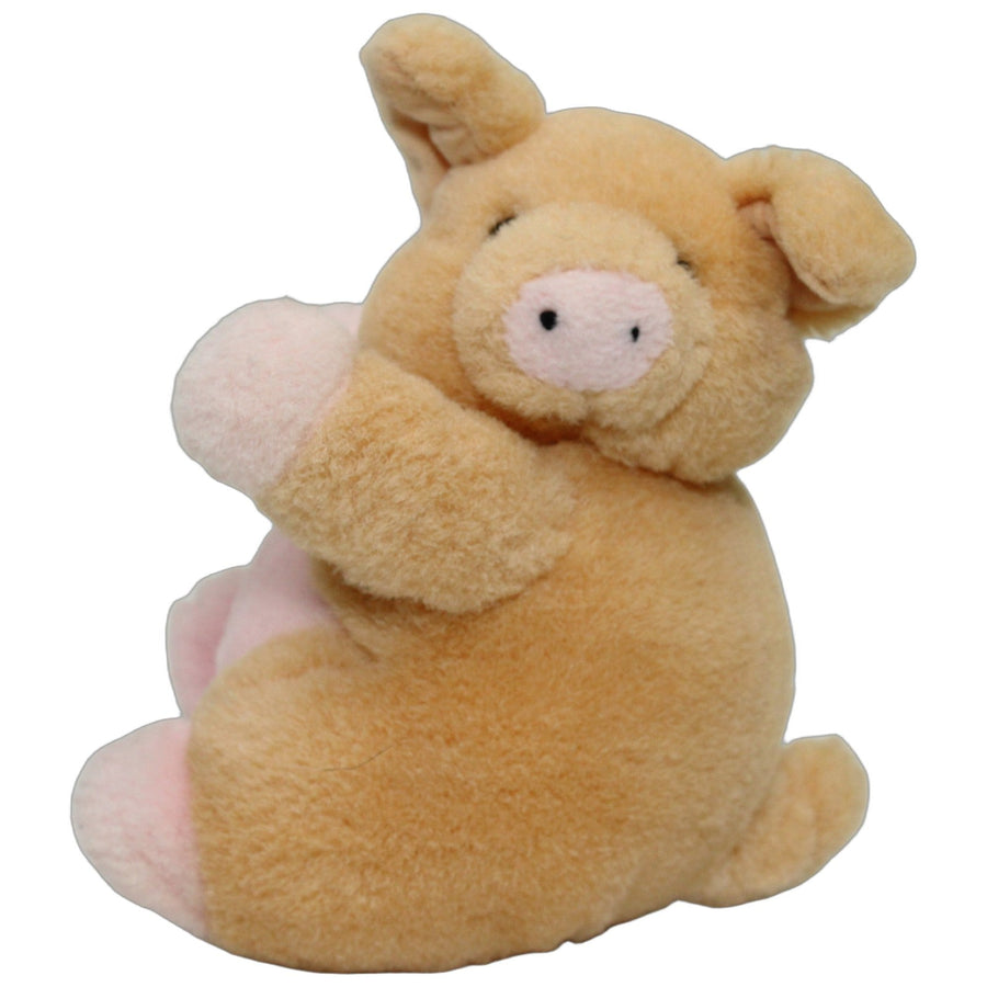 Süßes dickes Schwein mit rosa Bauch