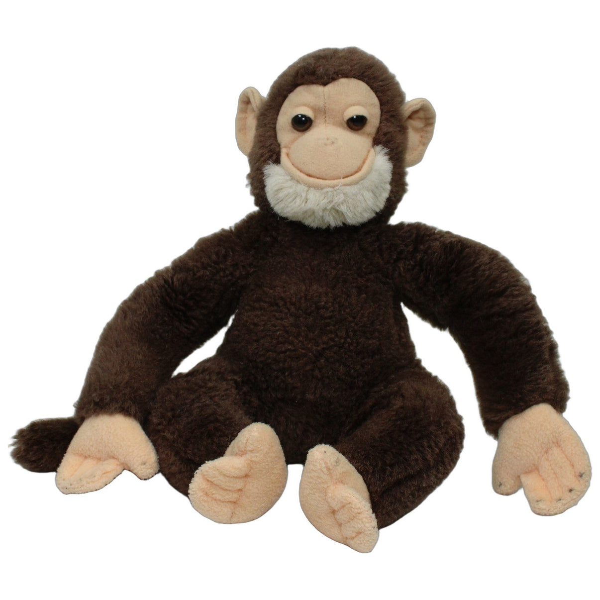 123000026612 Unbekannt Brauner Schimpanse Kuscheltier Kumpel Leo 30cm Affe Beige