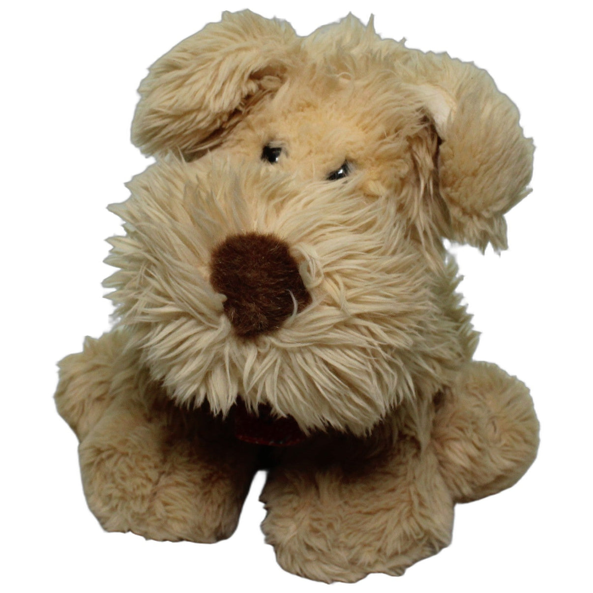 123000026624 Bauer Hund mit weihnachtlicher Schleife, sitzend Kuscheltier Kumpel Leo 30cm Beige ebay-20-stofftiere