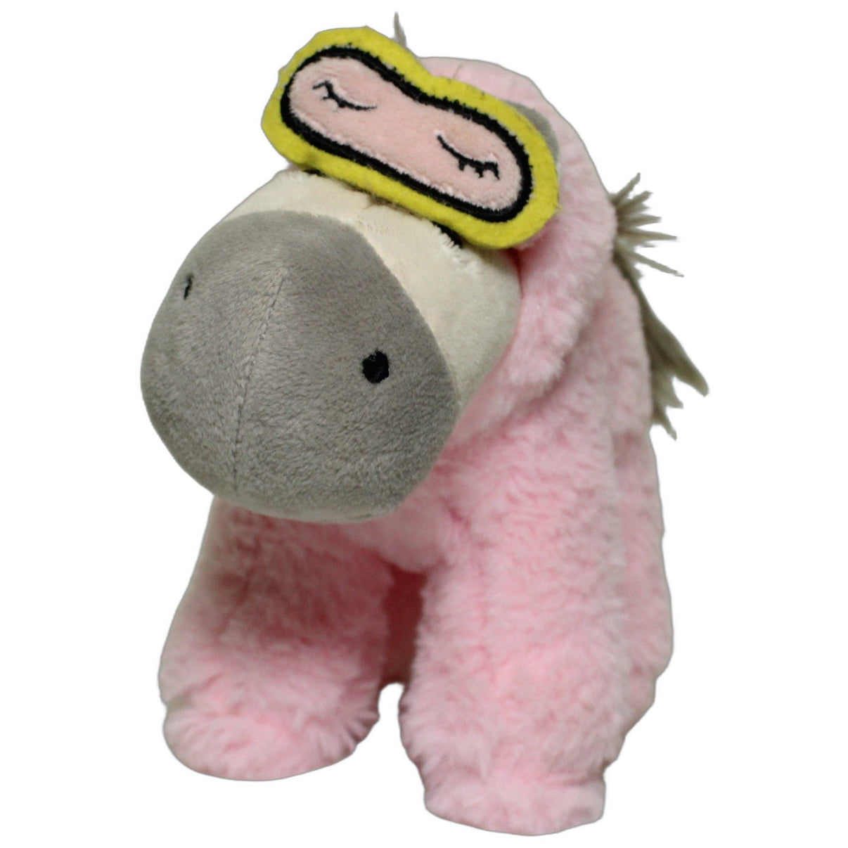 123000026634 Krämer Rosa Pferd mit Schlafmaske, stehend Kuscheltier Kumpel Leo 16cm ebay-stofftiere Gebraucht