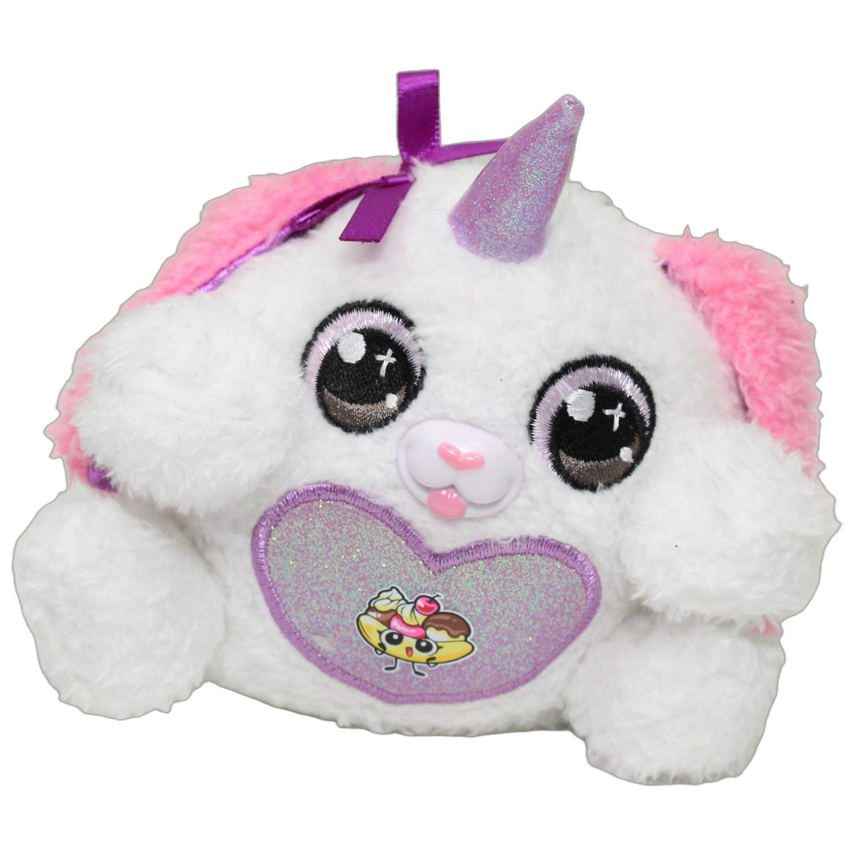 123000026659 Zuru Puppycorn, Hund mit Bananen Eisbecher Kuscheltier Kumpel Leo 10cm ebay-stofftiere Einhorn