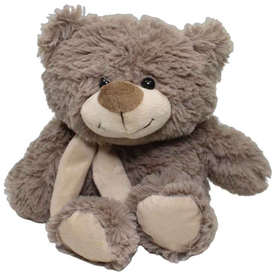 Kuschelfreund, grauer Bär mit Schal