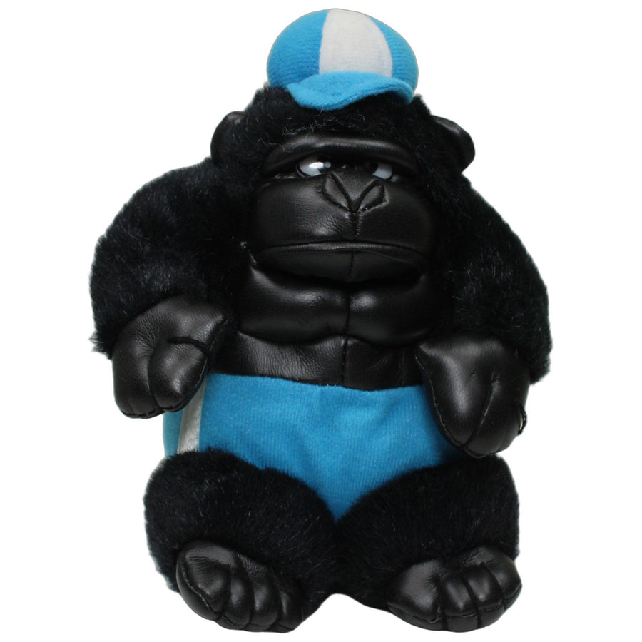 Gorilla in blauer Hose & Mütze