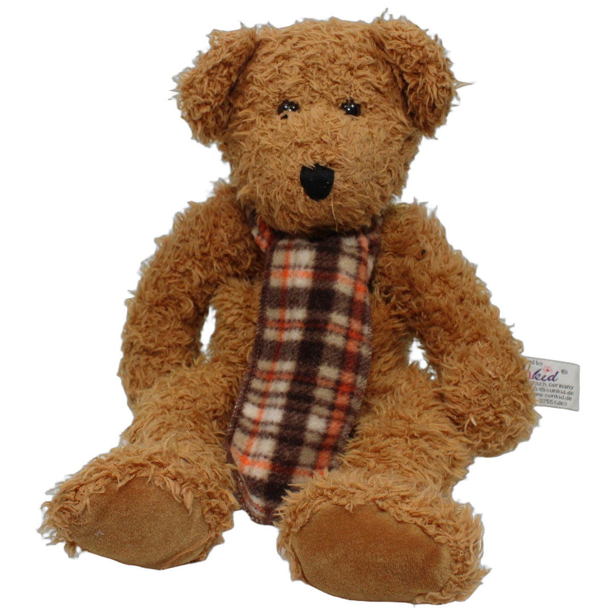 123000026672 Sunkid Teddy mit Schal zum Befüllen, groß Kuscheltier Kumpel Leo 38cm Braun ebay-stofftiere