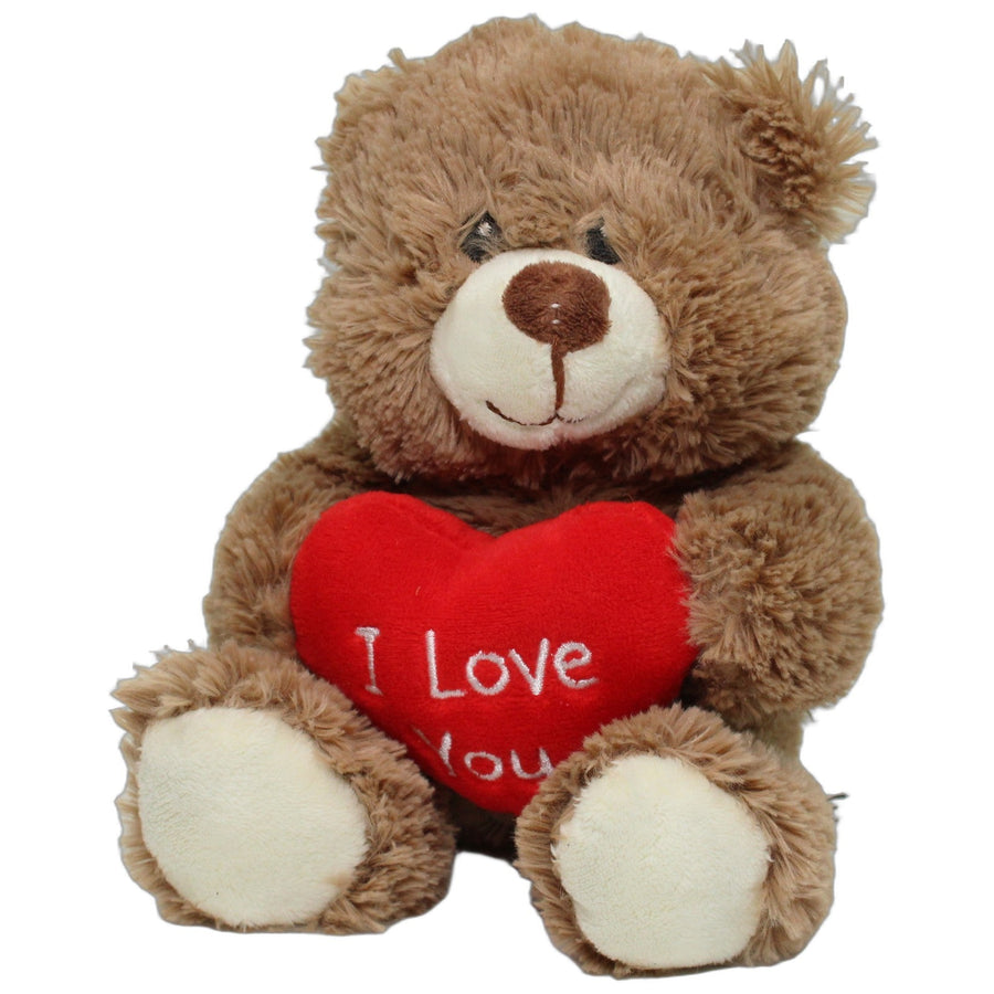 Teddybär mit Herz "I Love You", sitzend