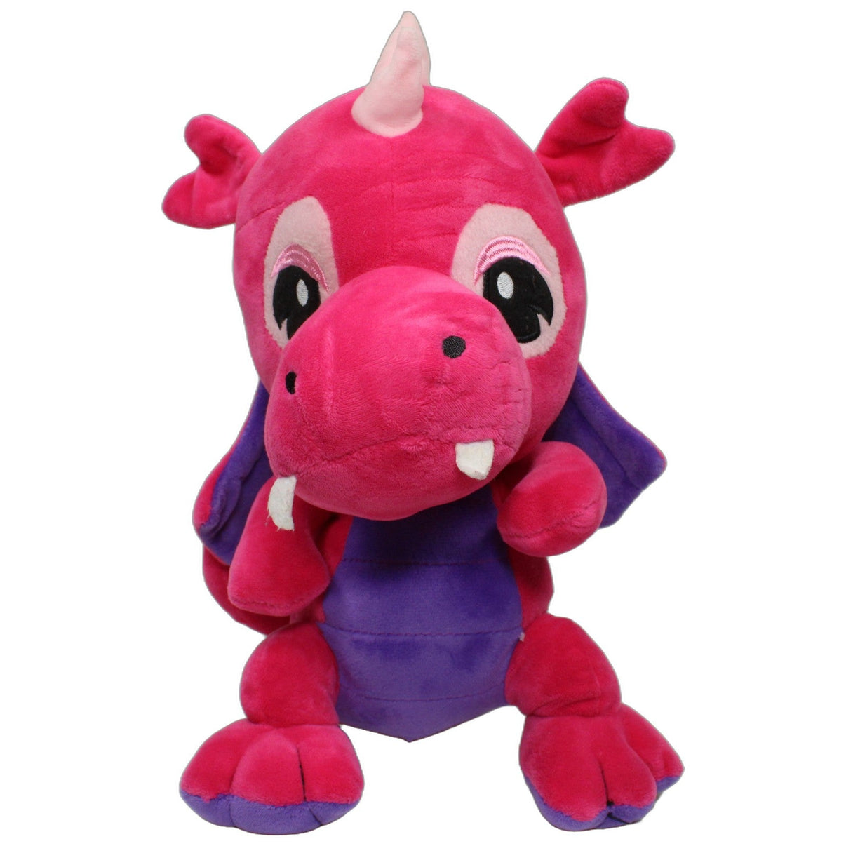 123000026677 FLOTI Flos Toys, großer pinker Drache mit lila Bauch Kuscheltier Kumpel Leo 35cm Drache ebay-20-stofftiere