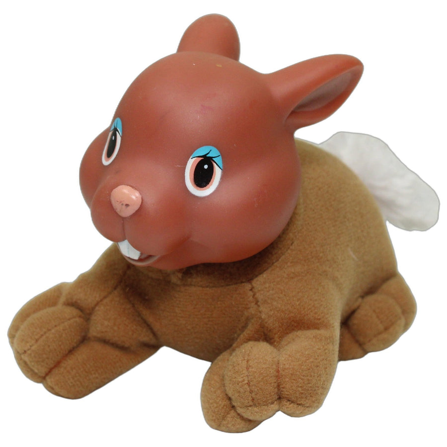 Süßer Hase mit drehbarem Kunststoffkopf