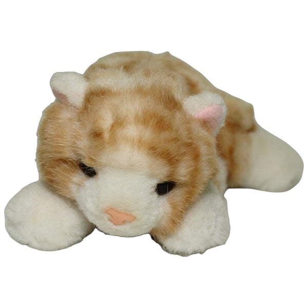 Süße orange Katze, liegend