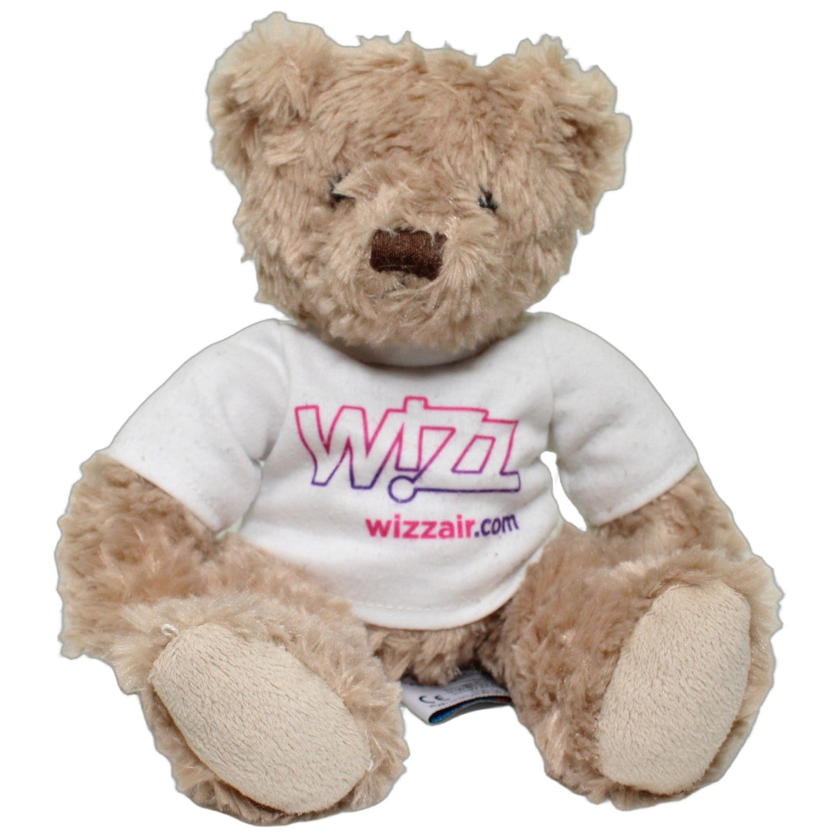 123000026755 Schäfer Joe and frieneds, Teddy mit Shirt "wizzair.com" Kuscheltier Kumpel Leo 25cm Beige ebay-stofftiere