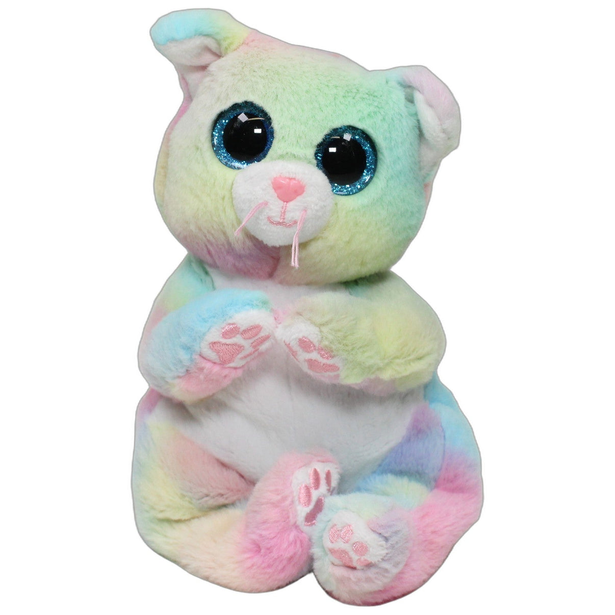 123000026771 TY Beanie Bellies, Regenbogen Katze Jenni Kuscheltier Kumpel Leo 19cm ebay-stofftiere Gebraucht
