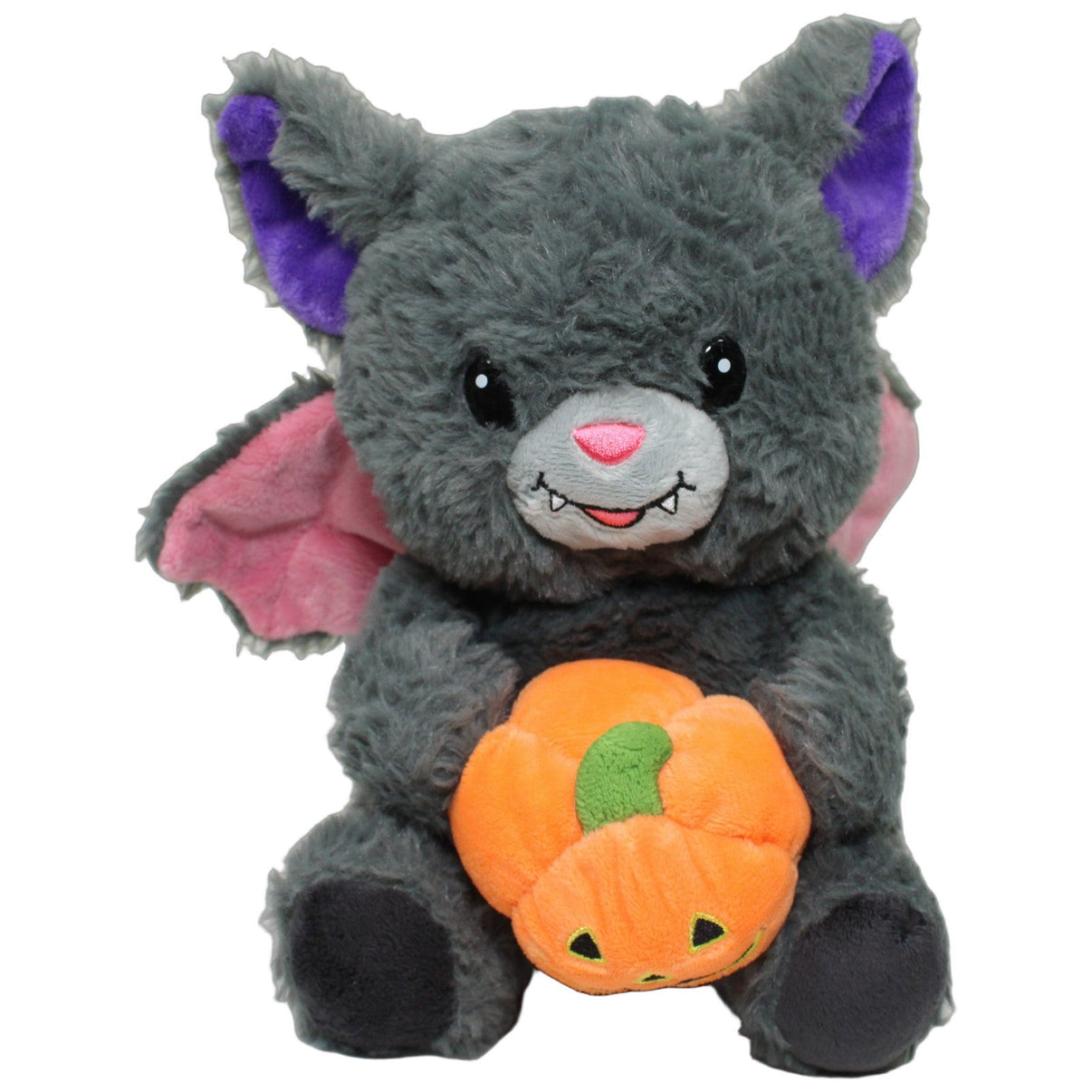 123000026774 Müller Süße Halloween-Fledermaus mit Kürbis, sitzend Kuscheltier Kumpel Leo 20cm ebay-stofftiere Fledermaus