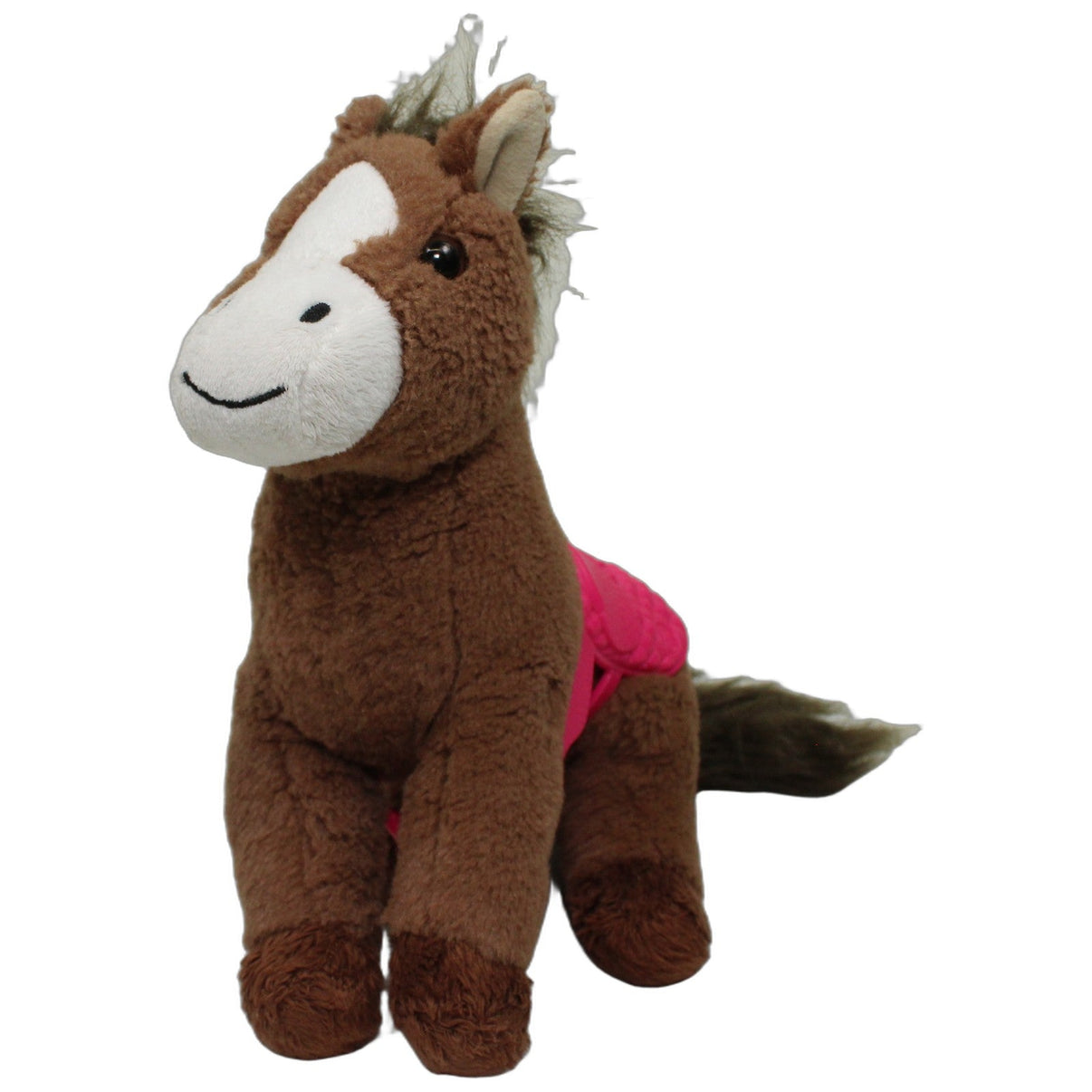 123000026798 Zapf Creation Braunes Pferd mit pinkem Sattel Kuscheltier Kumpel Leo 28cm Braun ebay-20-stofftiere