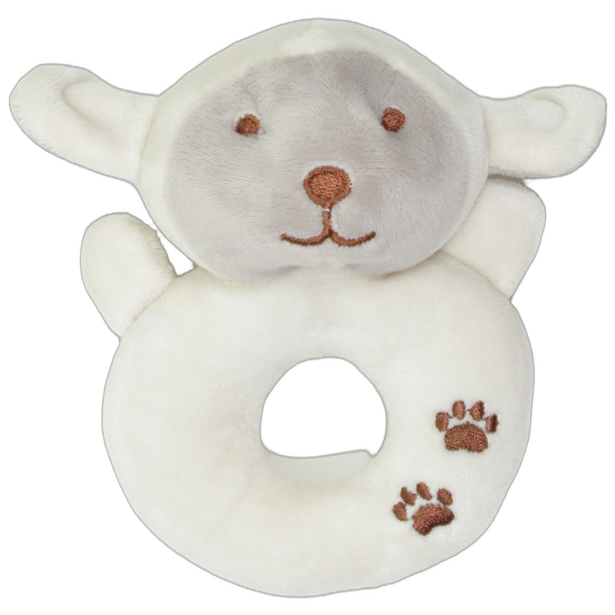 123000026823 Dieter Kehl Werbeartikel Sparkasse, süßes Schaf Greifling mit Rassel Kumpel Leo 13cm ebay-baby-sonstiges Gebraucht