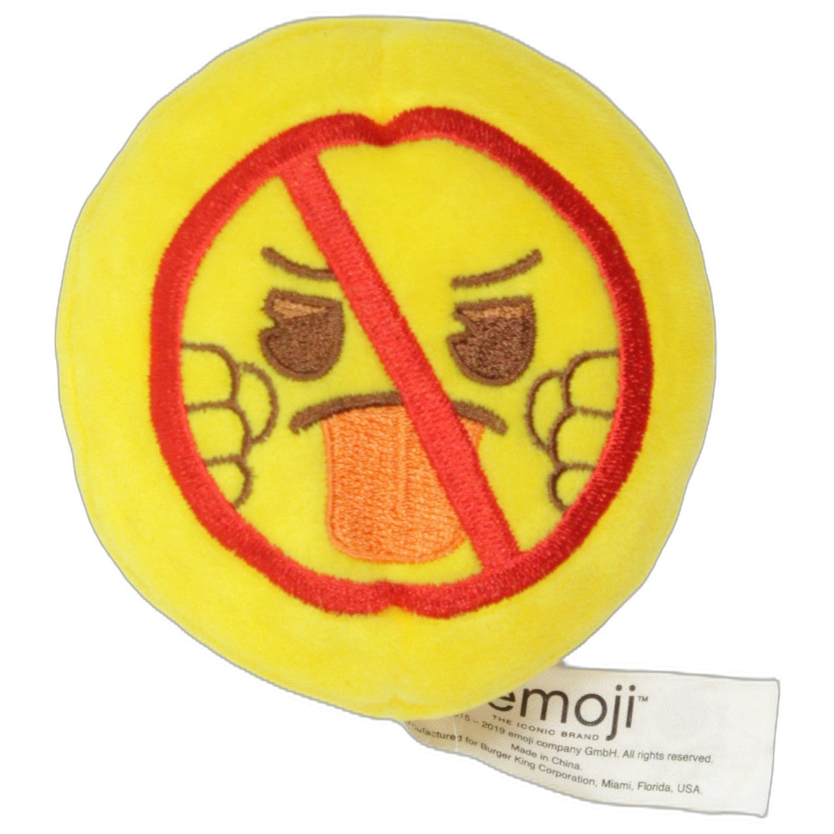123000026824 Burger King King Jr. Meal, No Bully Emoji Kuscheltier Kumpel Leo 2019 9cm ebay-stofftiere