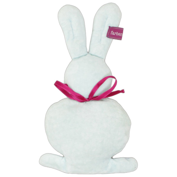 Hase mit Karomuster, blau-weiß