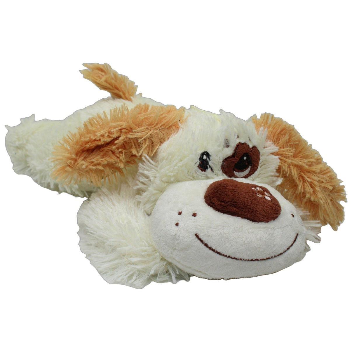 123000026885 Petra Toys Süßer Hund mit großer Nase, liegend Kuscheltier Kumpel Leo 35cm Beige Braun