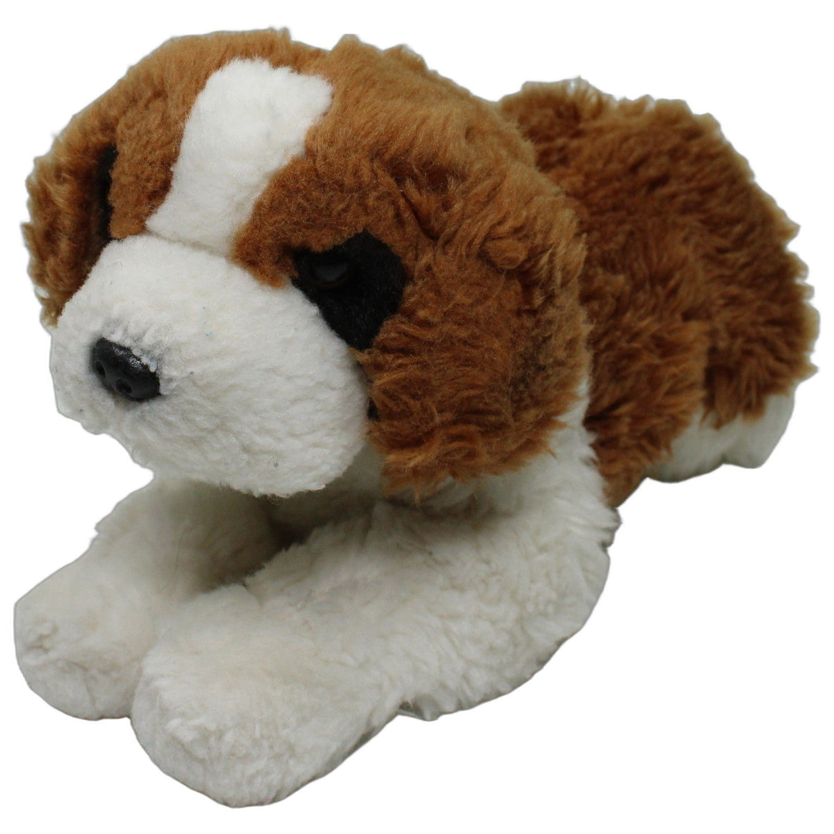 123000026906 Unbekannt Liegender Hund, braun-weiß Kuscheltier Kumpel Leo 28cm Braun ebay-stofftiere