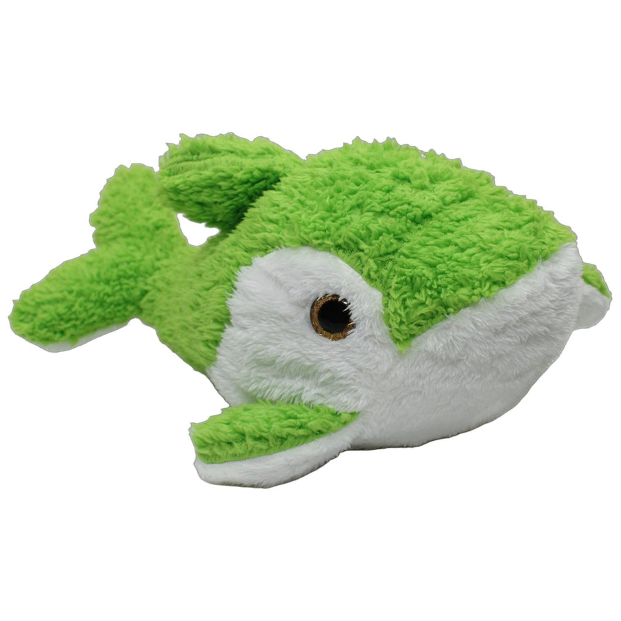 Grüner Delfin mit weißem Bauch