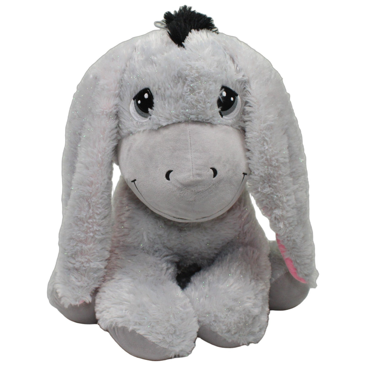 123000026945 Petra Toys Süßer XL Esel mit Glitzer & langen Ohren, sitzend Kuscheltier Kumpel Leo 50cm ebay-20-stofftiere Esel