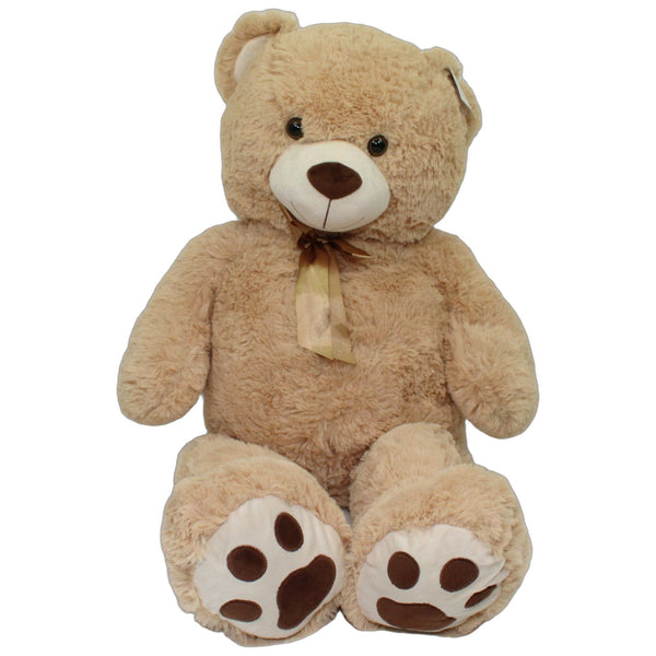 Riesen Teddy mit Schleife, beige