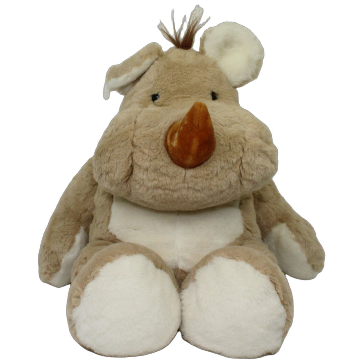 123000026969 Plüco XXL Nashorn, sitzend Kuscheltier Kumpel Leo 70cm _Vintage_ Beige