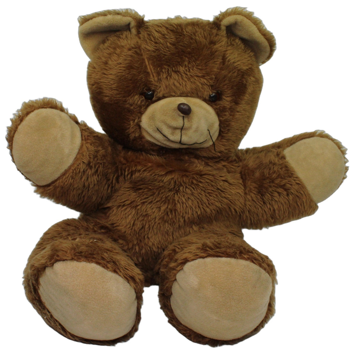 123000026987 Heunec XXXL Teddybär, braun Kuscheltier Kumpel Leo 93cm _Vintage_ Beige