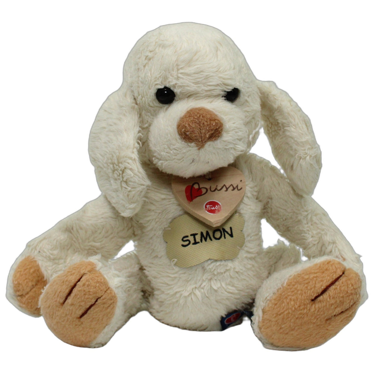 123000027031 Trudi Bussi, Hund mit Patch "Simon" Kuscheltier Kumpel Leo 25cm Beige ebay-20-stofftiere