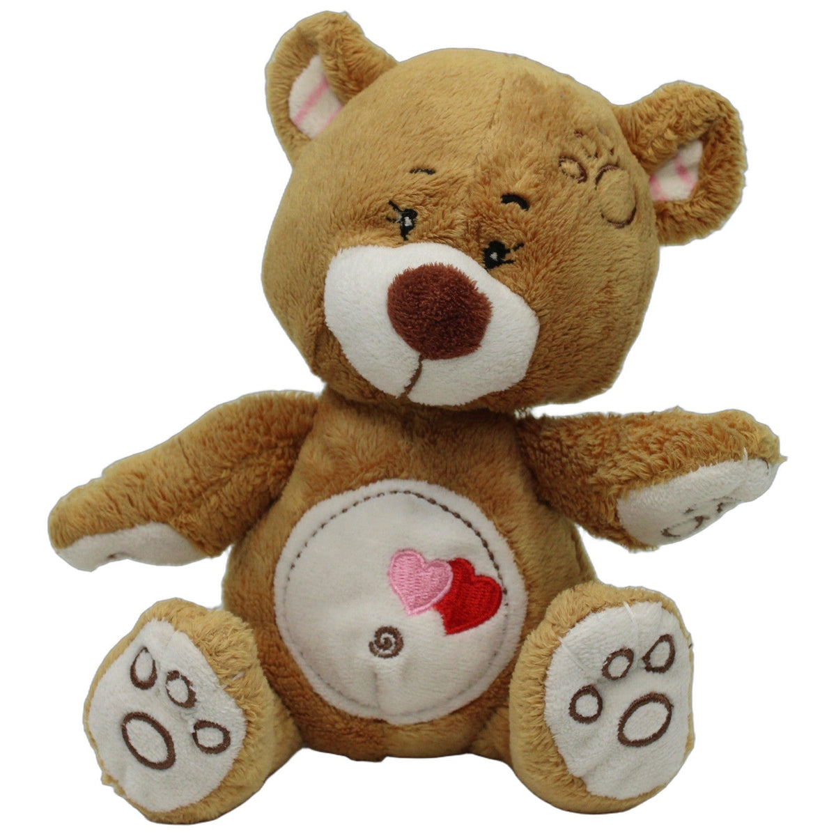 123000027034 Unbekannt Süßer Bär mit Knisterohren Kuscheltier Kumpel Leo 23cm Beige Bär